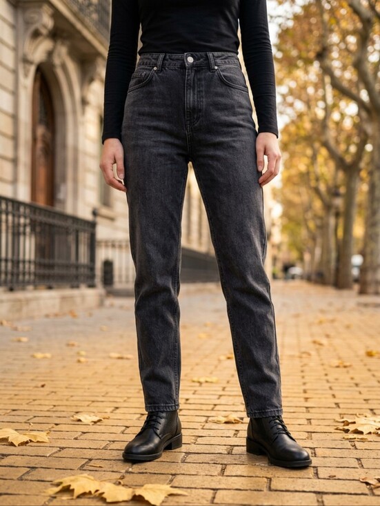 ROLLA'S Denim - ROLLA'S Duster Black Straight Jeans DEADSTOCK